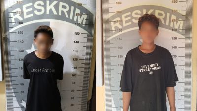 Polsek Banjarmasin Selatan Tangkap Dua Pelaku Jambret di Dekat SPBU Ukhuwah
