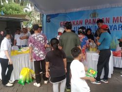 Satgas Pangan Ditreskrimsus Polda Kalsel melalui Program GPM Kembali Jual Ribuan Kilogram Beras