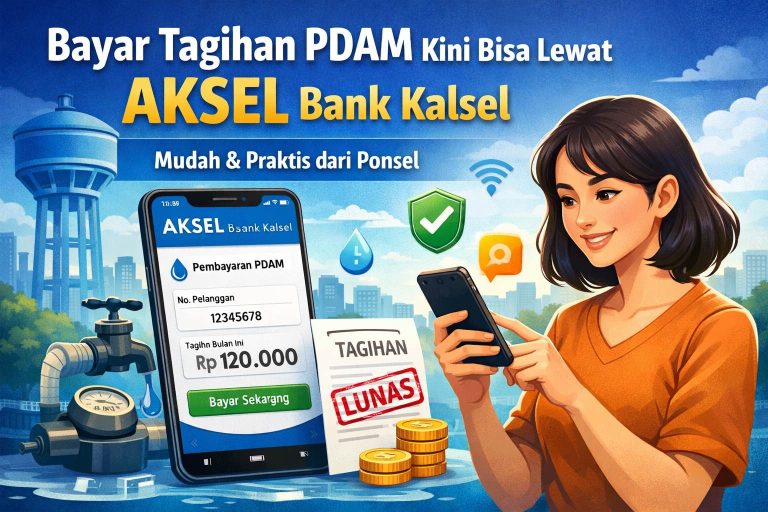 bayar tagihan pdam via aksel Bank Kalsel