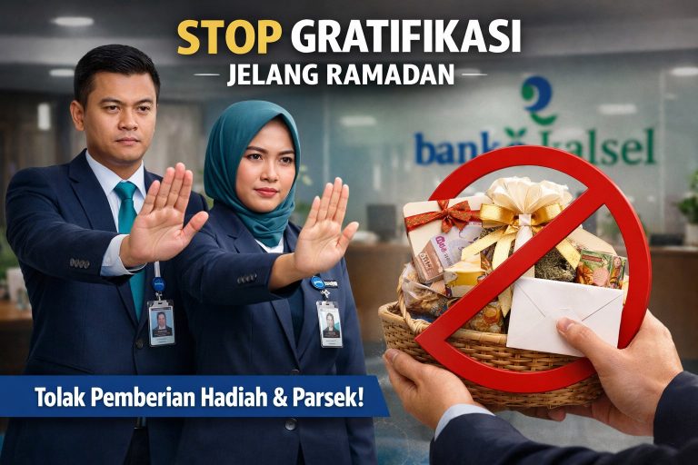 stop gratifikasi Bank Kalsel