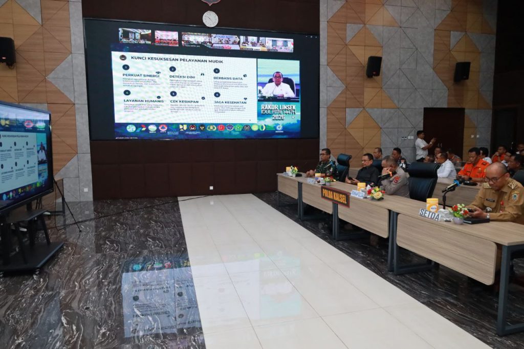 Polda Kalsel Gelar Rapat Lintas Sektoral, Matangkan Pengamanan Mudik Lebaran 2026