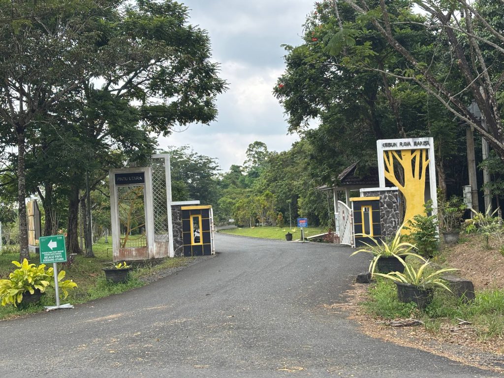 kses Masuk Kebun Raya Banua Dialihkan ke Gerbang Utara Mulai April 2026