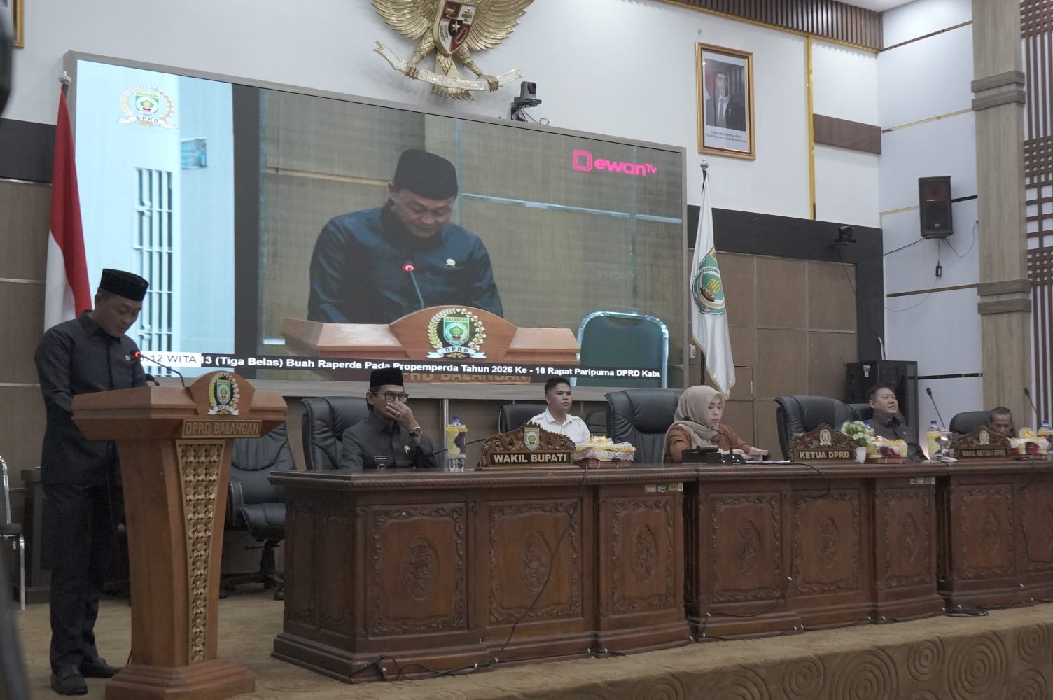 DPRD Balangan Soroti Rendahnya Serapan Anggaran dalam Paripurna LKPj 2025