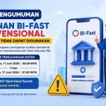 Pemeliharaan sistem BI-FAST Bank Kalsel