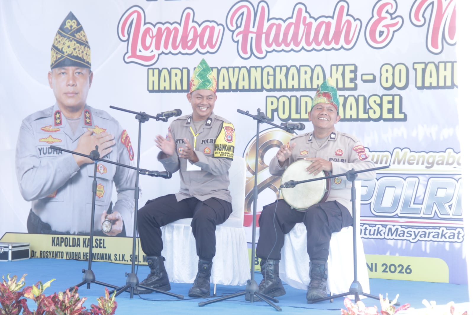 Seni Budaya Kalsel Bergema di Hari Bhayangkara ke-80, Polda Kalsel Perkuat Pelestarian Kearifan Lokal